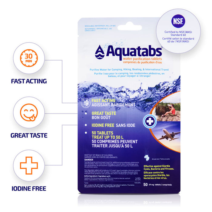 Aquatabs - 50 1L Tablets