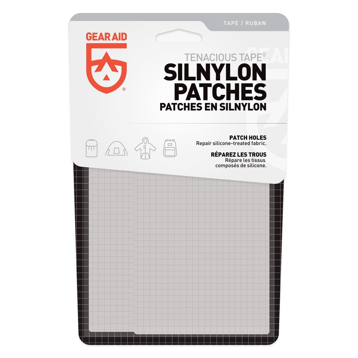 Gear Aid - Tenacious Tape Silnylon Patches - Gray - 3" x 5"